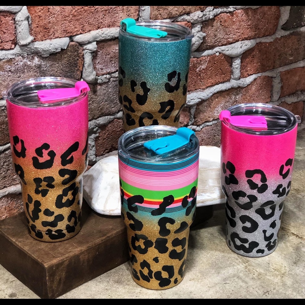 Leopard Multi colored cups